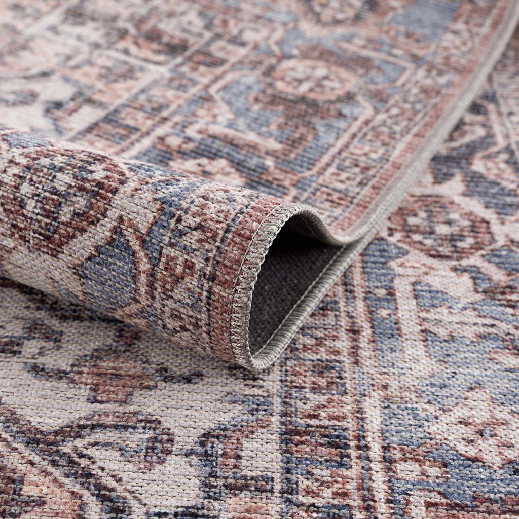 Hauteloom Limited Edition VIH Peach Machine Made Chenille-Polyester Rug