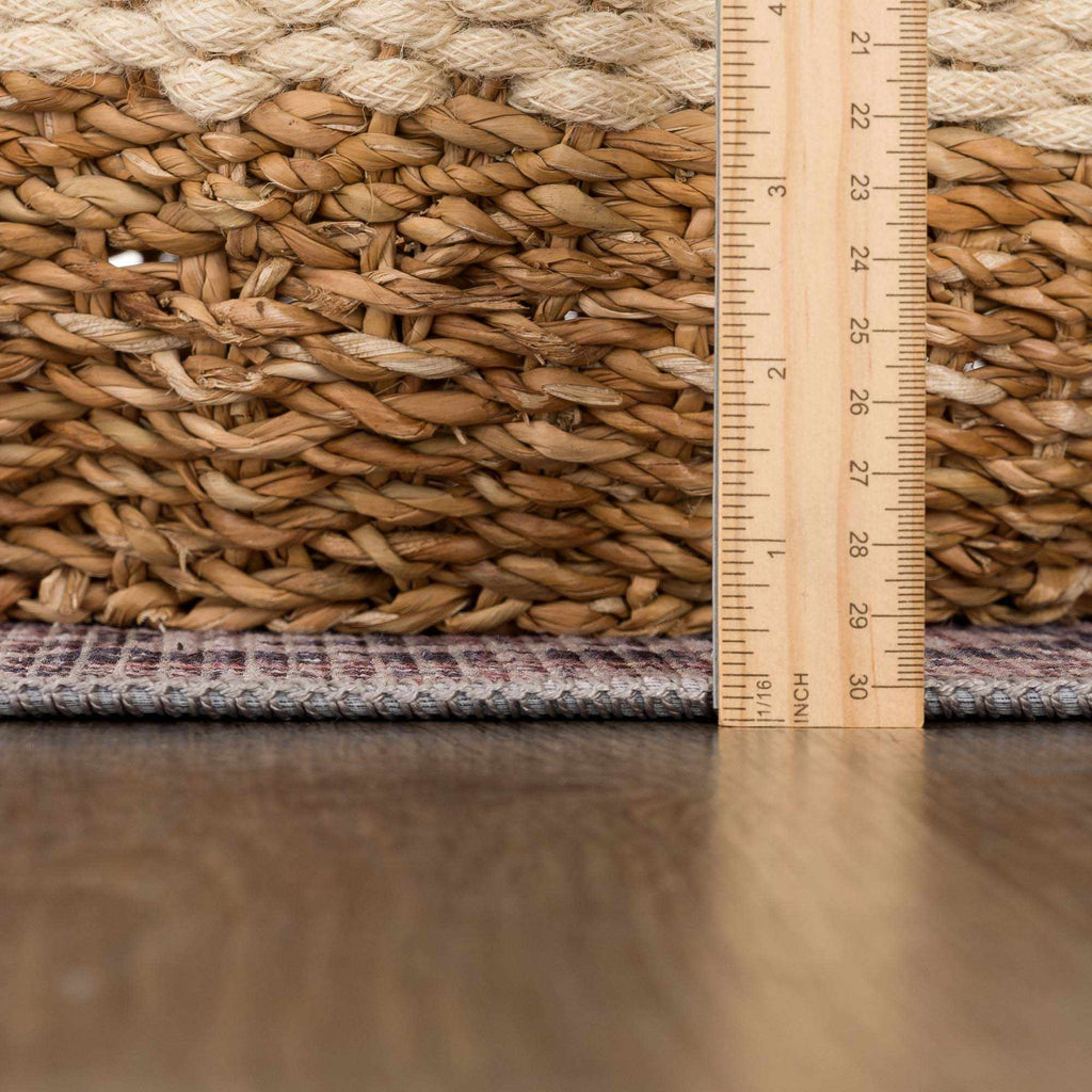 Hauteloom Limited Edition VIH Peach Machine Made Chenille-Polyester Rug