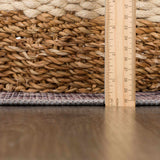 Hauteloom Limited Edition VIH Peach Machine Made Chenille-Polyester Rug