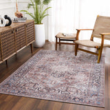 Hauteloom Limited Edition VIH Peach Machine Made Chenille-Polyester Rug