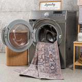 Hauteloom Limited Edition VIH Peach Machine Made Chenille-Polyester Rug