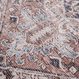 Hauteloom Limited Edition VIH Peach Machine Made Chenille-Polyester Rug