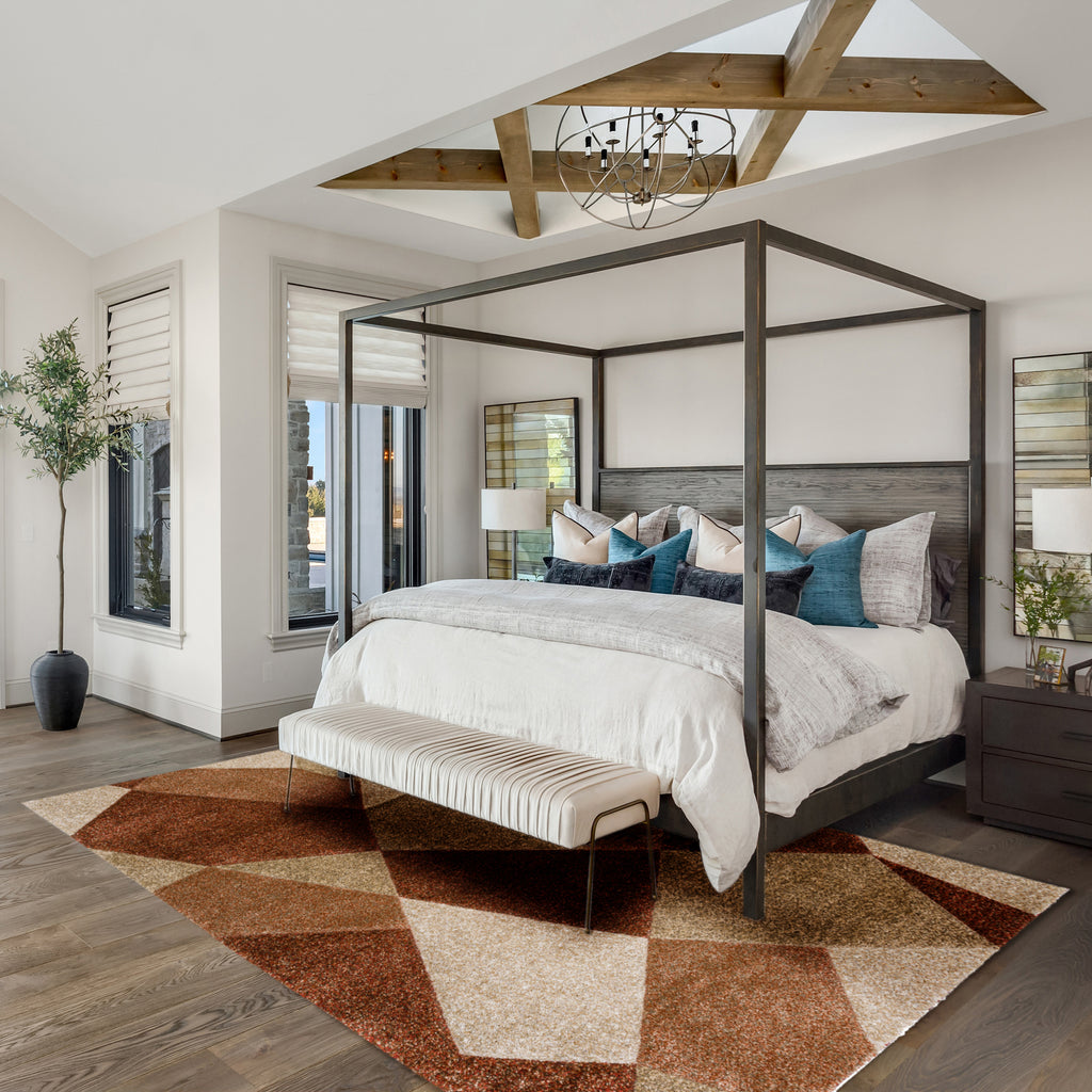 dalyn carmona co1 paprika rug