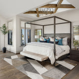 dalyn carmona co4 pewter rug