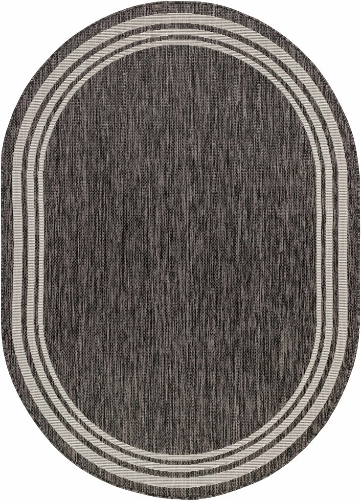 Hauteloom Coonamble COONA Charcoal Machine Made Polypropylene Rug