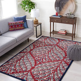 safavieh clearance capri cpr208q red rug