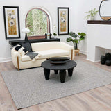 Hauteloom Cranwell CRANW Charcoal Machine Made Polypropylene Rug
