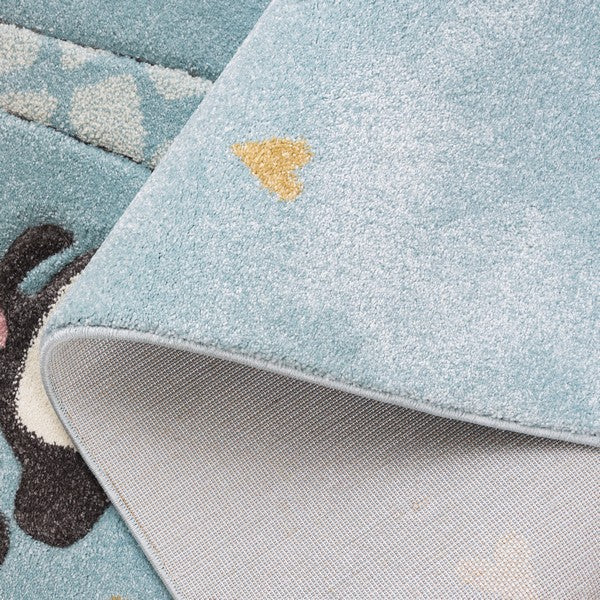 safavieh clearance carousel kids crk120k blue rug