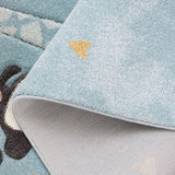 safavieh clearance carousel kids crk120k blue rug