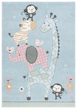 safavieh clearance carousel kids crk120k blue rug