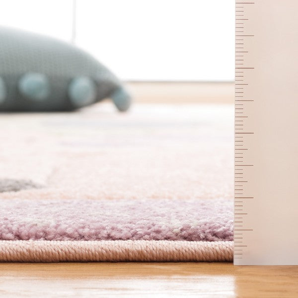 safavieh clearance carousel kids crk120u blush pink rug