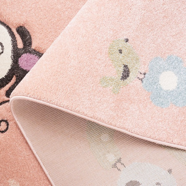safavieh clearance carousel kids crk120u blush pink rug