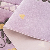 safavieh clearance carousel kids crk120v purple rug