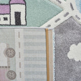 safavieh clearance carousel kids crk193f grey rug