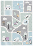 safavieh clearance carousel kids crk193f grey rug