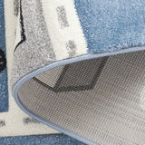 safavieh clearance carousel kids crk193m grey rug