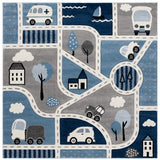 safavieh clearance carousel kids crk193m grey rug