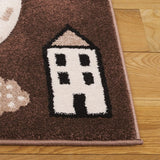 safavieh clearance carousel kids crk193t brown rug