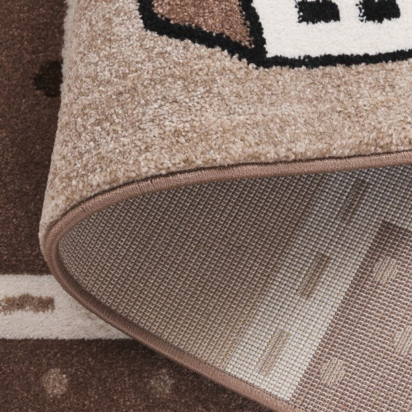 safavieh clearance carousel kids crk193t brown rug