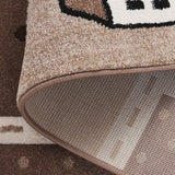 safavieh clearance carousel kids crk193t brown rug