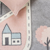 safavieh clearance carousel kids crk193u grey rug