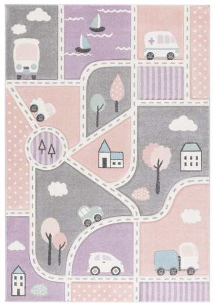 safavieh clearance carousel kids crk193u grey rug
