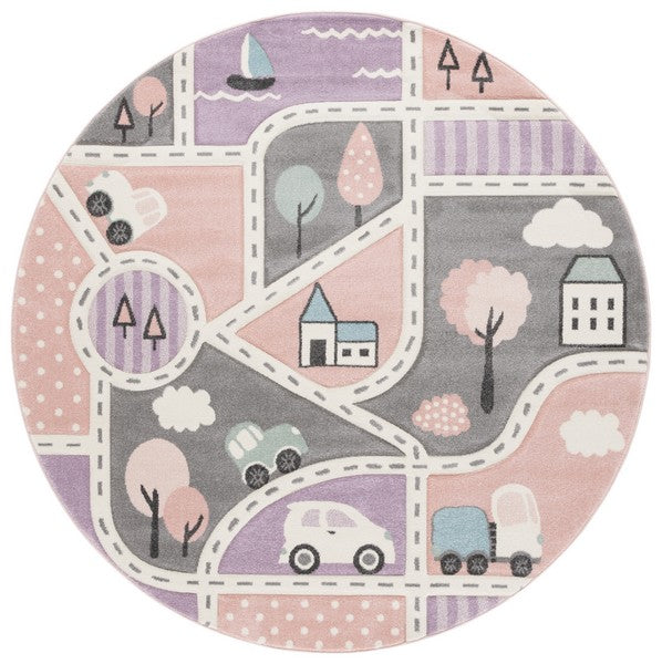 safavieh clearance carousel kids crk193u grey rug