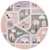 safavieh clearance carousel kids crk193u grey rug