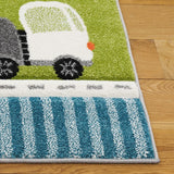 safavieh clearance carousel kids crk193y green rug