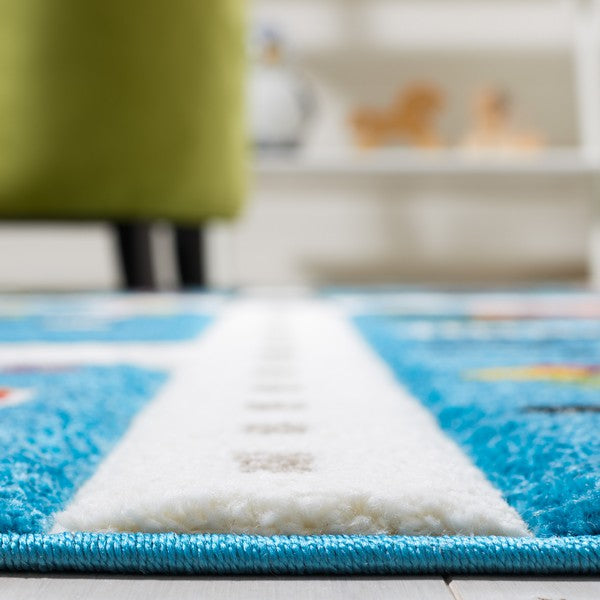 safavieh clearance carousel kids crk197m blue rug