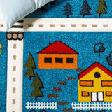 safavieh clearance carousel kids crk197m blue rug