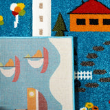safavieh clearance carousel kids crk197m blue rug