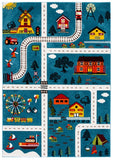 safavieh clearance carousel kids crk197m blue rug