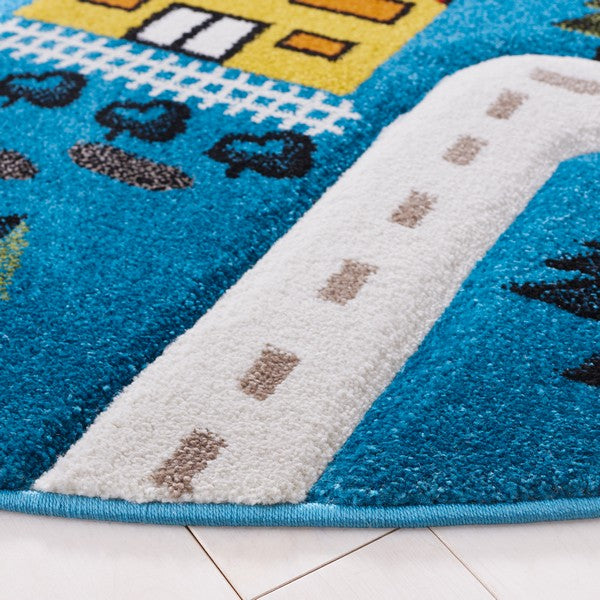 safavieh clearance carousel kids crk197m blue rug