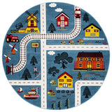 safavieh clearance carousel kids crk197m blue rug