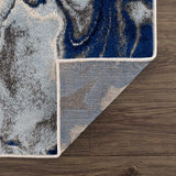 Hauteloom Glendon GLNDN Pale Blue Machine Made Polypropylene Rug