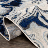 Hauteloom Glendon GLNDN Pale Blue Machine Made Polypropylene Rug