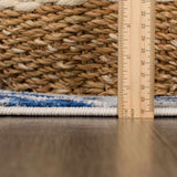 Hauteloom Glendon GLNDN Pale Blue Machine Made Polypropylene Rug