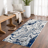 Hauteloom Glendon GLNDN Pale Blue Machine Made Polypropylene Rug