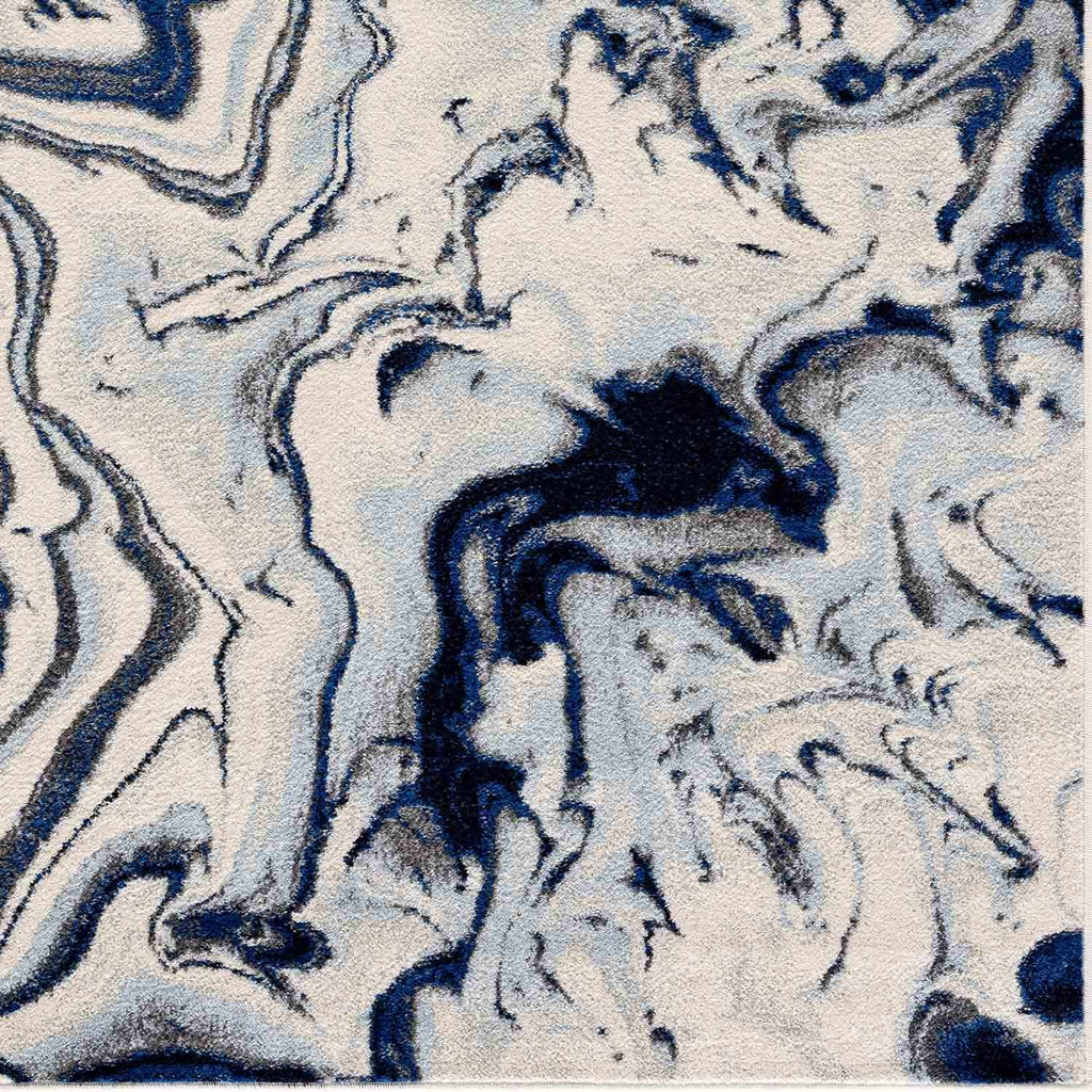 Hauteloom Glendon GLNDN Pale Blue Machine Made Polypropylene Rug