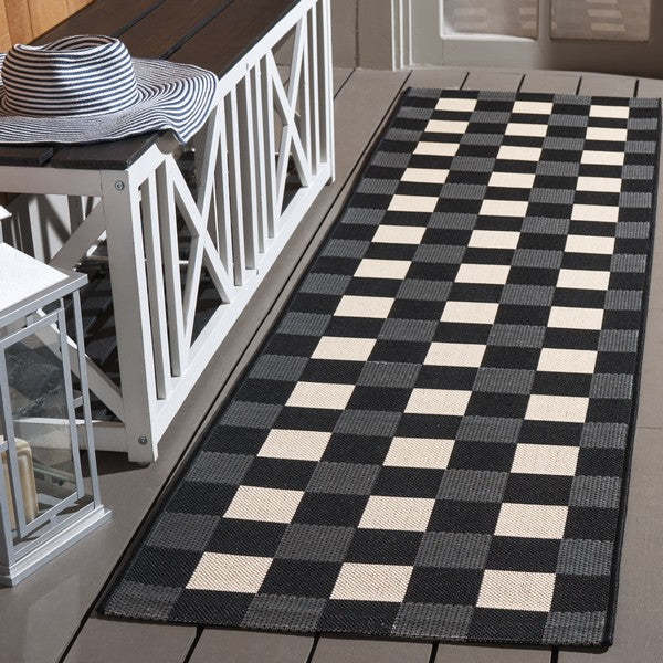 safavieh clearance courtyard cy6443 25621 black rug