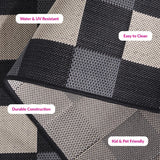 safavieh clearance courtyard cy6443 25621 black rug