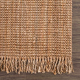 Hauteloom Moncton MONCT LightBrown Woven/Flatwoven Jute Rug