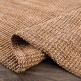 Hauteloom Moncton MONCT LightBrown Woven/Flatwoven Jute Rug
