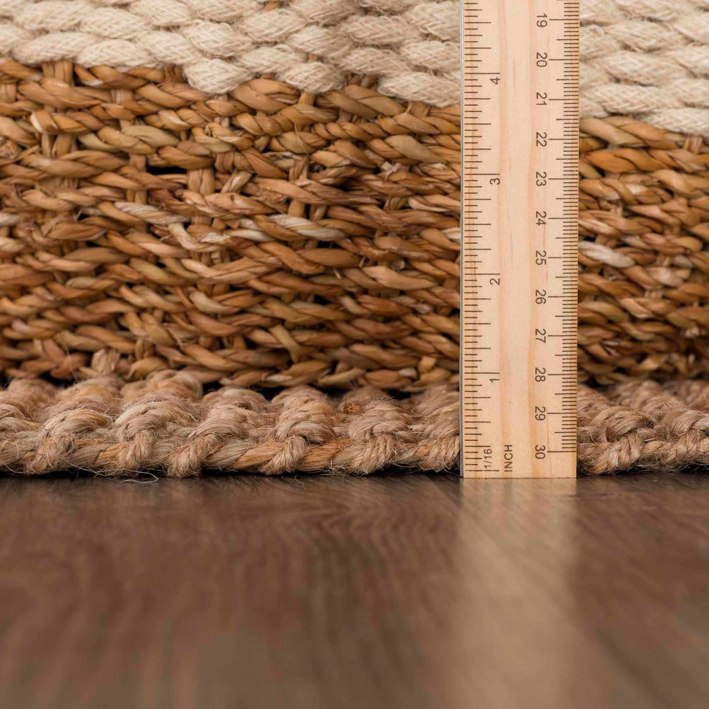 Hauteloom Moncton MONCT LightBrown Woven/Flatwoven Jute Rug