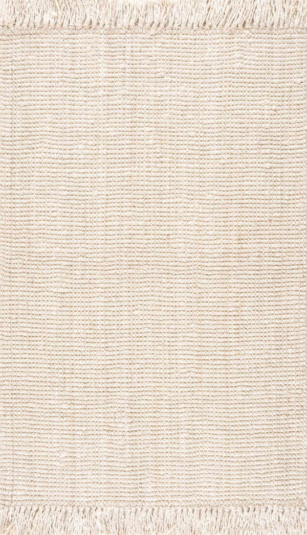 Hauteloom Senneterre SENN Cream Woven/Flatwoven Jute Rug