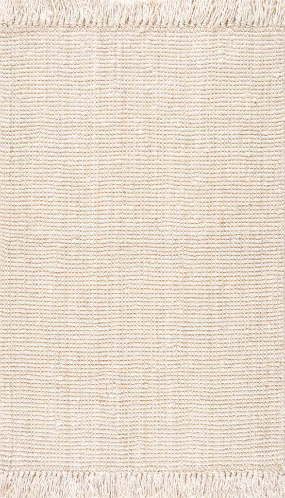 Hauteloom Senneterre SENN Cream Woven/Flatwoven Jute Rug