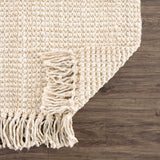 Hauteloom Senneterre SENN Cream Woven/Flatwoven Jute Rug