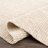 Hauteloom Senneterre SENN Cream Woven/Flatwoven Jute Rug