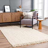 Hauteloom Senneterre SENN Cream Woven/Flatwoven Jute Rug